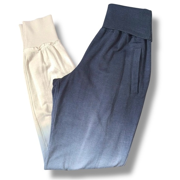 Young Fabulous & Broke Gray Ombré Jogger Sweatants Ultra Soft - Picture 1 of 9